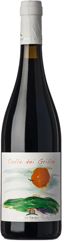 13,95 € Spedizione Gratuita | Vino Rosso Carpentiere Colle dei Grillai D.O.C. Castel del Monte Puglia Italia Merlot, Nero di Troia 75 cl