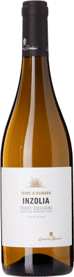 9,95 € Envío gratis | Vino Blanco Caruso e Minini Inzolia Terre di Giumara I.G.T. Terre Siciliane Sicilia Italia Inzolia 75 cl