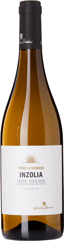 9,95 € Envoi gratuit | Vin Blanc Caruso e Minini Inzolia Terre di Giumara I.G.T. Terre Siciliane Sicile Italie Inzolia Bouteille 75 cl