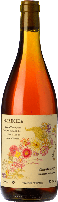 27,95 € Spedizione Gratuita | Vino Rosato Casa de Si Florecita Clarete Tinajas D.O. Calatayud Spagna Garnacha — Grenache, Tinta de Toro Bottiglia 75 cl