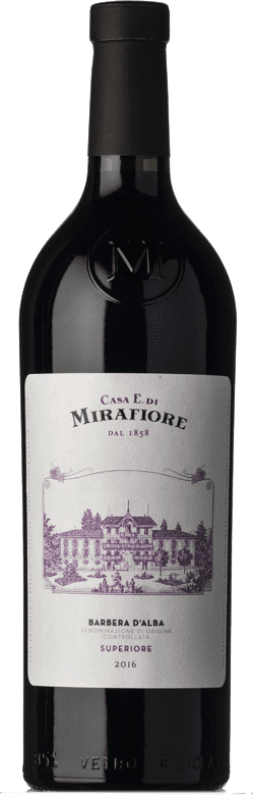 22,95 € 免费送货 | 红酒 Casa di Mirafiore Superiore D.O.C. Barbera d'Alba 皮埃蒙特 意大利 Barbera 瓶子 75 cl