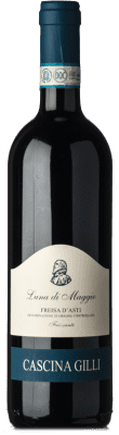 11,95 € Free Shipping | Red Sparkling Wine Gilli Luna di Maggio Frizzante — Semi-Sparkling D.O.C. Freisa d'Asti Piemonte Italy Freisa Bottle 75 cl