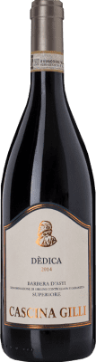 19,95 € Бесплатная доставка | Красное вино Gilli Dedica Superiore D.O.C. Barbera d'Asti Пьемонте Италия Barbera бутылка 75 cl