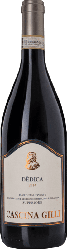 19,95 € 送料無料 | 赤ワイン Gilli Dedica Superiore D.O.C. Barbera d'Asti ピエモンテ イタリア Barbera ボトル 75 cl