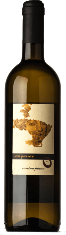 14,95 € Spedizione Gratuita | Vino bianco Piano San Quirico I.G.T. Ronchi Varesini lombardia Italia Trebbiano, Chardonnay Bottiglia 75 cl