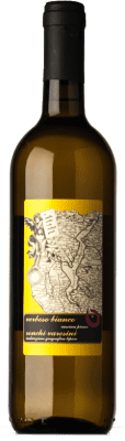 12,95 € Envio grátis | Vinho branco Piano Bianco Verboso I.G.T. Ronchi Varesini Lombardia Itália Chardonnay Garrafa 75 cl