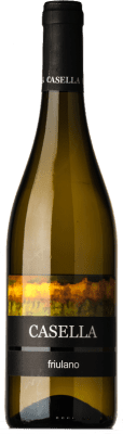 12,95 € Spedizione Gratuita | Vino bianco Casella D.O.C. Colli Orientali del Friuli Friuli-Venezia Giulia Italia Friulano Bottiglia 75 cl