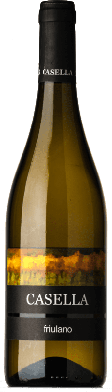 12,95 € Envio grátis | Vinho branco Casella D.O.C. Colli Orientali del Friuli Friuli-Venezia Giulia Itália Friulano Garrafa 75 cl