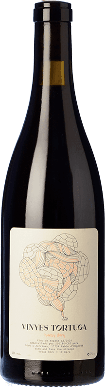 24,95 € Free Shipping | Red wine Vinyes Tortuga Hunky Dory D.O. Empordà Catalonia Spain Grenache Tintorera Bottle 75 cl