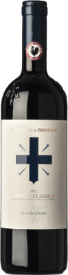 24,95 € Envio grátis | Vinho tinto Castelli del Grevepesa Gran Selezione Bibbione D.O.C.G. Chianti Classico Tuscany Itália Merlot, Sangiovese Garrafa 75 cl