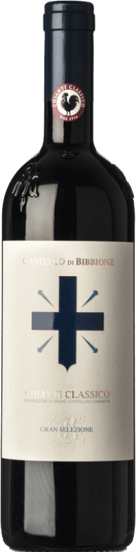 28,95 € Envio grátis | Vinho Tinto Castelli del Grevepesa Bibbione Clássico, Seleção D.O.C.G. Chianti Tuscany Itália Merlot, Sangiovese Garrafa 75 cl