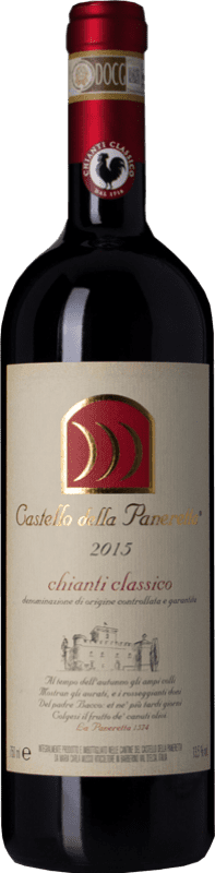 19,95 € Envio grátis | Vinho Tinto Castello della Paneretta Clássico D.O.C.G. Chianti Tuscany Itália Sangiovese, Colorino, Canaiolo 75 cl