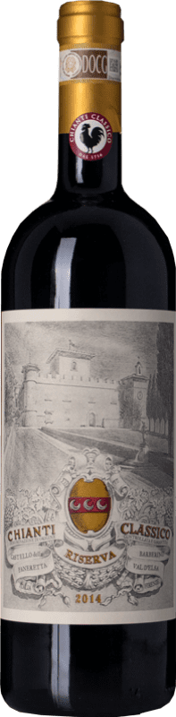 23,95 € Envío gratis | Vino tinto Castello della Paneretta Reserva D.O.C.G. Chianti Classico Toscana Italia Sangiovese, Canaiolo Botella 75 cl