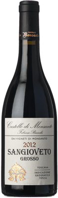 47,95 € 免费送货 | 红酒 Castello di Monsanto Sangioveto F. Bianchi I.G.T. Toscana 托斯卡纳 意大利 Sangiovese 瓶子 75 cl