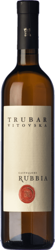 119,95 € Бесплатная доставка | Белое вино Castello di Rubbia Trubar D.O.C. Carso Фриули-Венеция-Джулия Италия Vitovska — Витовска Бутылка 75 cl