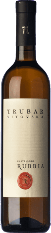 114,95 € Free Shipping | White wine Castello di Rubbia Trubar D.O.C. Carso Friuli-Venezia Giulia Italy Vitovska Bottle 75 cl