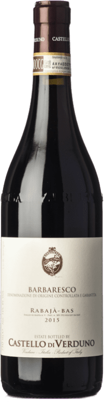 51,95 € Бесплатная доставка | Красное вино Castello di Verduno Rabajà-Bas D.O.C.G. Barbaresco Пьемонте Италия Nebbiolo бутылка 75 cl