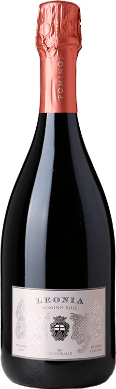 39,95 € 送料無料 | ロゼスパークリングワイン Marchesi de' Frescobaldi Castello Leonia Rosé Brut D.O.C. Pomino トスカーナ イタリア Pinot Black ボトル 75 cl