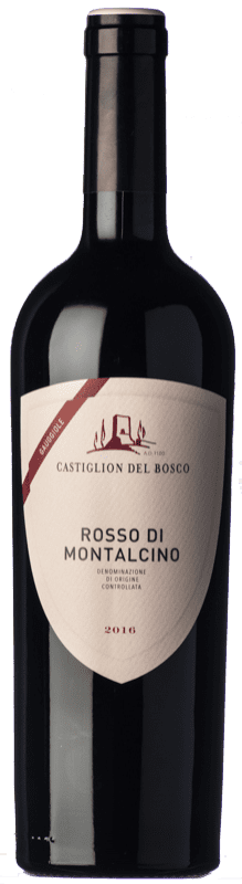 33,95 € Spedizione Gratuita | Vino rosso Ca' del Bosco D.O.C. Rosso di Montalcino Toscana Italia Sangiovese Bottiglia 75 cl