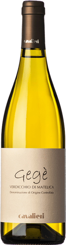 16,95 € Envio grátis | Vinho Branco Cavalieri Gegè D.O.C. Verdicchio di Matelica Marche Itália Verdicchio Eco — Biológico 75 cl