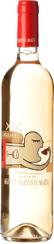 6,95 € Kostenloser Versand | Rosé-Wein Agustí Torelló Xic Vermell Jung D.O. Penedès Katalonien Spanien Xarel·lo Vermell Flasche 75 cl