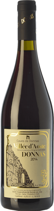 23,95 € Бесплатная доставка | Красное вино Caves de Donnas D.O.C. Valle d'Aosta Валле д'Аоста Италия Nebbiolo бутылка 75 cl