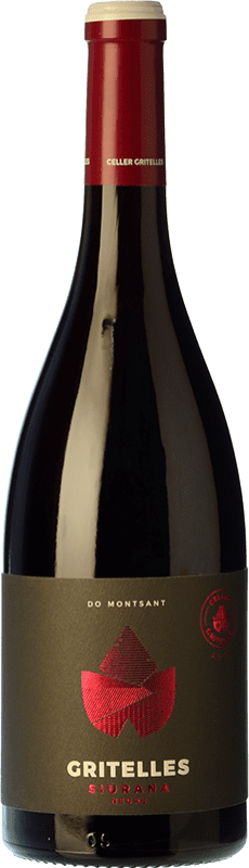17,95 € 免费送货 | 红酒 Gritelles Siurana Negre 年轻的 D.O. Montsant 加泰罗尼亚 西班牙 Carignan 瓶子 75 cl