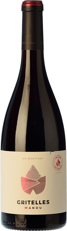 9,95 € Бесплатная доставка | Красное вино Gritelles Manou Дуб D.O. Montsant Каталония Испания Grenache, Carignan бутылка 75 cl
