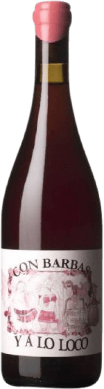 17,95 € Free Shipping | Rosé wine Mas Candí Con barbas y a lo loco D.O. Penedès Catalonia Spain Sumoll, Xarel·lo Organic Bottle 75 cl