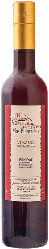 54,95 € 免费送货 | 加强葡萄酒 Sabaté Mas Plantadeta Ranci Solera — 雪利酒系统 D.O.Ca. Priorat 加泰罗尼亚 西班牙 Garnacha — 歌海娜 中瓶装 50 cl