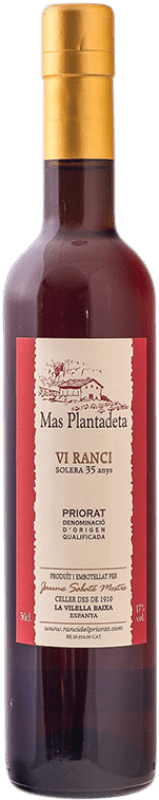 45,95 € 免费送货 | 强化酒 Sabaté Mas Plantadeta Ranci Solera D.O.Ca. Priorat 加泰罗尼亚 西班牙 Grenache 瓶子 Medium 50 cl