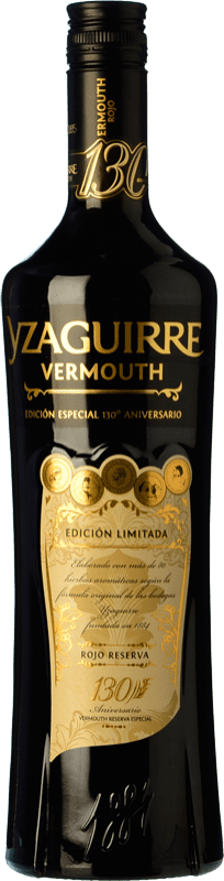 26,95 € Kostenloser Versand | Wermut Sort del Castell Yzaguirre 130 Aniversario D.O. Catalunya Katalonien Spanien Flasche 1 L
