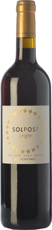 7,95 € 免费送货 | 红酒 Sant Rafel Solpost Negre 年轻的 D.O. Montsant 加泰罗尼亚 西班牙 Merlot, Grenache, Carignan 瓶子 75 cl