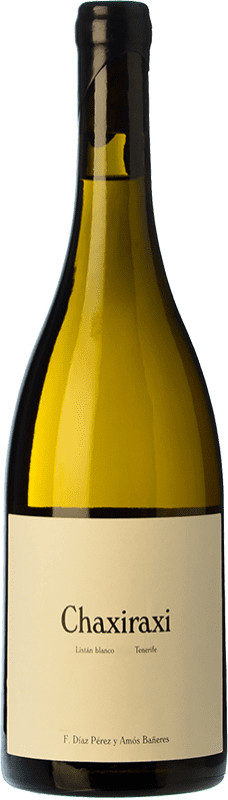 42,95 € Envío gratis | Vino Blanco Vinya Oculta Amós Bañeres Chaxiraxi Crianza Islas Canarias España Listán Botella 75 cl