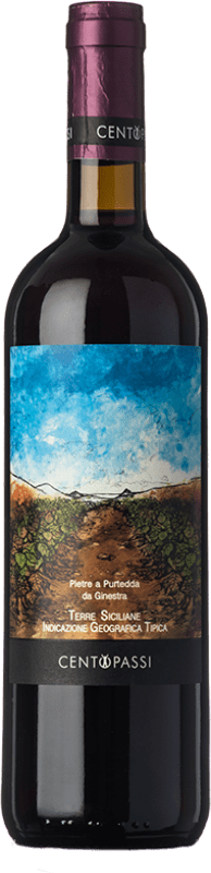 27,95 € Envoi gratuit | Vin rouge Centopassi Pietre a Purtedda da Ginestra I.G.T. Terre Siciliane Sicile Italie Nerello Mascalese, Nocera Bouteille 75 cl