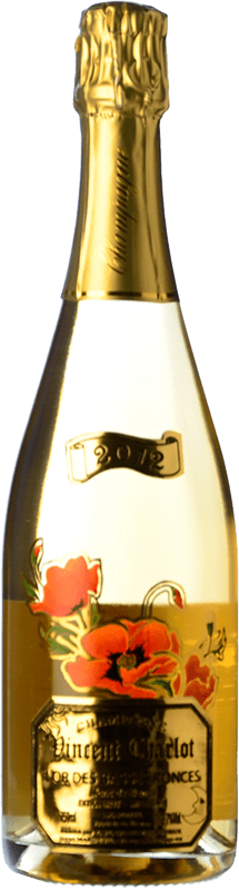 69,95 € 免费送货 | 白起泡酒 Charlot-Tanneux L'Or des Basses Ronces 额外的香味 A.O.C. Champagne 香槟酒 法国 Chardonnay 瓶子 75 cl