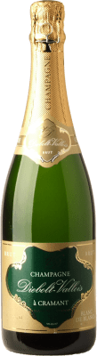 38,95 € Бесплатная доставка | Белое игристое Diebolt-Vallois Blanc de Blancs Резерв A.O.C. Champagne шампанское Франция Chardonnay бутылка 75 cl