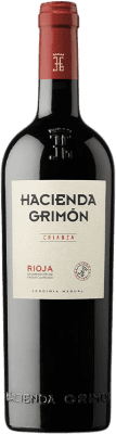 12,95 € Envoi gratuit | Vin Rouge Hacienda Grimón Crianza D.O.Ca. Rioja La Rioja Espagne Tempranillo, Graciano 75 cl