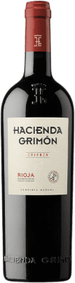 12,95 € Envoi gratuit | Vin rouge Hacienda Grimón Crianza D.O.Ca. Rioja La Rioja Espagne Tempranillo, Graciano Bouteille 75 cl