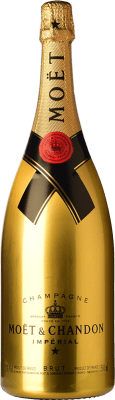 136,95 € Kostenloser Versand | Weißer Sekt Moët & Chandon Golden Brut A.O.C. Champagne Champagner Frankreich Pinot Schwarz, Chardonnay, Pinot Meunier Magnum-Flasche 1,5 L