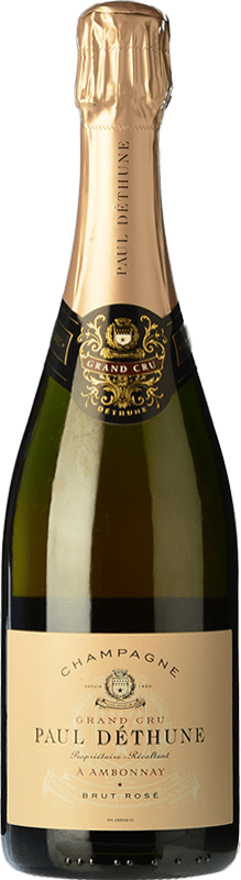 52,95 € 免费送货 | 玫瑰气泡酒 Paul Déthune Grand Cru Rosé 香槟 A.O.C. Champagne 香槟酒 法国 Pinot Black, Chardonnay 瓶子 75 cl