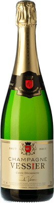 26,95 € Free Shipping | White Sparkling Wine Vessier Découverte Brut Cuvée A.O.C. Champagne Champagne France Pinot Noir, Chardonnay, Pinot Meunier 75 cl