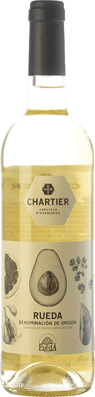 13,95 € Бесплатная доставка | Белое вино Chartier Créateur d’Harmonies Chartier D.O. Rueda Кастилия-Леон Испания Verdejo бутылка 75 cl