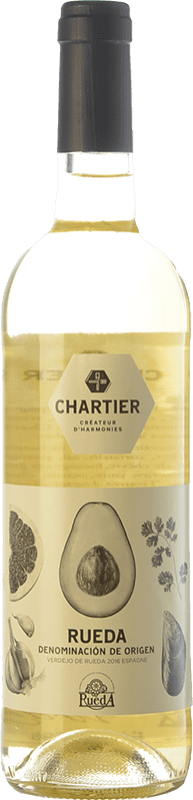 13,95 € Envio grátis | Vinho Branco Chartier Créateur d'Harmonies Chartier D.O. Rueda Castela e Leão Espanha Verdejo 75 cl