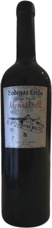 25,95 € Kostenloser Versand | Rotwein Cerdá Vino de Calichet D.O. Alicante Valencianische Gemeinschaft Spanien Monastel de Rioja Flasche 75 cl