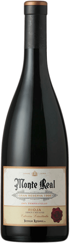 66,95 € 送料無料 | 赤ワイン Bodegas Riojanas Monte Real Edición Limitada グランド・リザーブ 1998 D.O.Ca. Rioja ラ・リオハ スペイン Tempranillo ボトル 75 cl