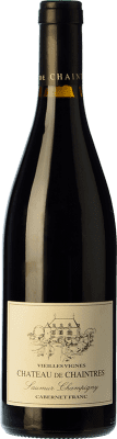 17,95 € Envío gratis | Vino tinto Château de Chaintres Vieilles Vignes Roble A.O.C. Saumur-Champigny Loire Francia Cabernet Franc Botella 75 cl