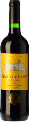 13,95 € Бесплатная доставка | Красное вино Château de Gaudou Tradition старения A.O.C. Cahors Пьемонте Франция Merlot, Malbec, Tannat бутылка 75 cl