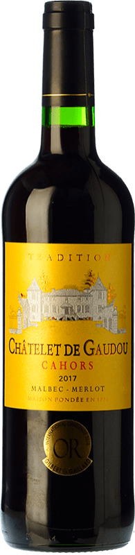 13,95 € Бесплатная доставка | Красное вино Château de Gaudou Tradition старения A.O.C. Cahors Пьемонте Франция Merlot, Malbec, Tannat бутылка 75 cl