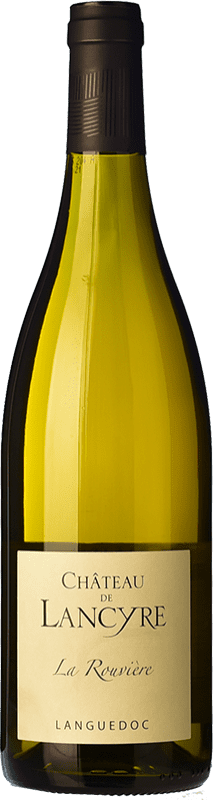 14,95 € Spedizione Gratuita | Vino Bianco Château de Lancyre La Rouvière A.O.C. Languedoc Languedoc Francia Roussanne, Viognier, Marsanne 75 cl